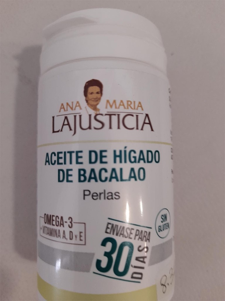 Foto 1 ACEITE DE HIGADO DE BACALAO. PERLAS.
