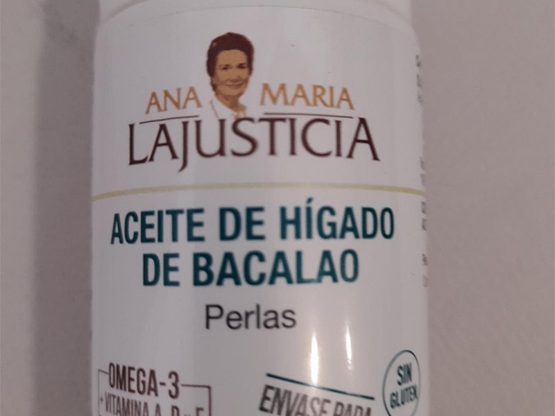 ACEITE DE HIGADO DE BACALAO. PERLAS.