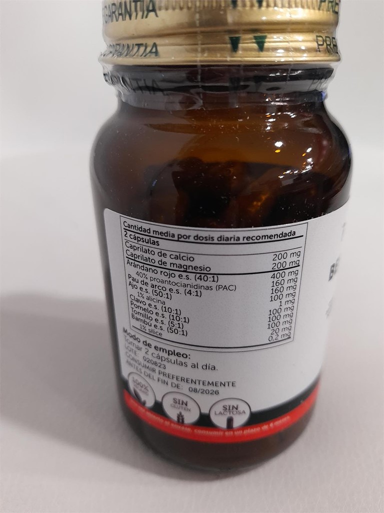 Foto 2 BERRY-BIOTIC FORTE. 60 CAPSULAS. 