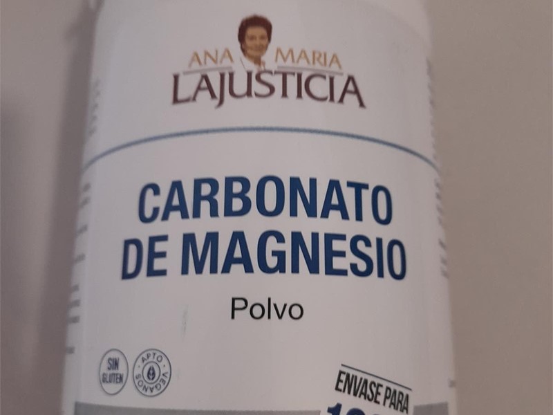 CARBONATO DE MAGNESIO, POLVO.