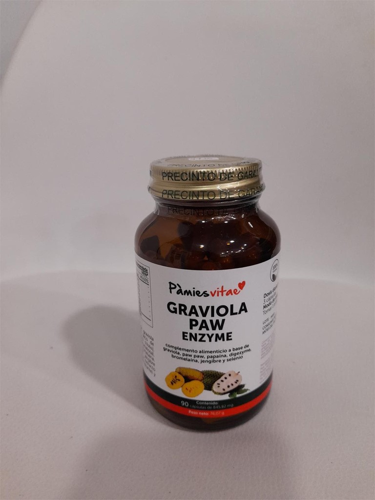 Foto 1 GRAVIOLA PAW ENZYME. 90 CAPSULAS 