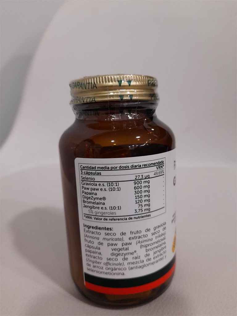 Foto 2 GRAVIOLA PAW ENZYME. 90 CAPSULAS 