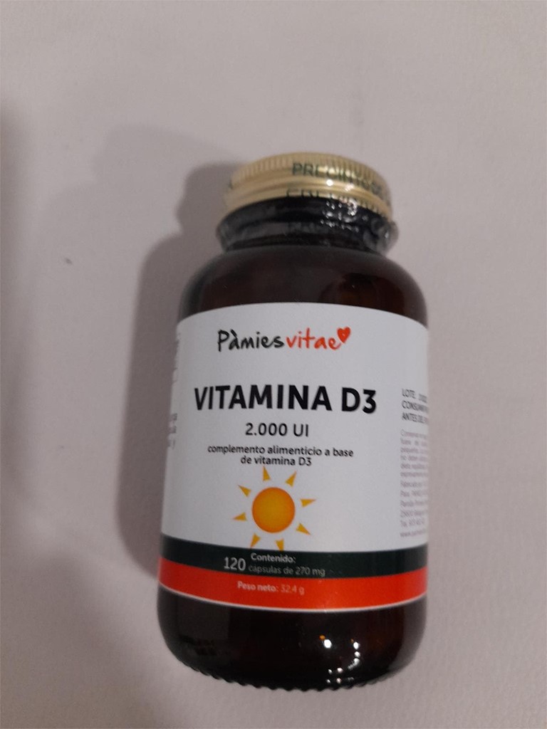 Foto 1 VITAMINA D3. 2000 UI. 120 CAPSULAS 